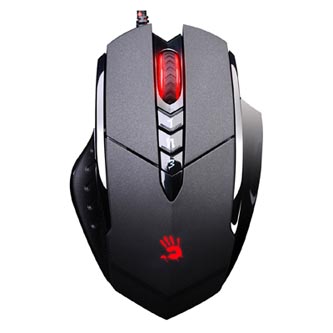 A4tech Myš Bloody V7, 3200DPI, optická, 7tl., 1 kolečko, drátová USB, černá, herní, V-Track, LAGLESS SHOTING, CORE 2