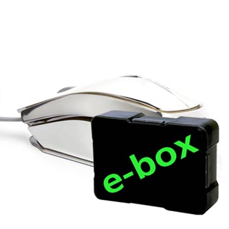 E-Blue Myš MOOD, 2400DPI, optická, 3tl., 1 kolečko, drátová USB, stříbrná, 7 barev podsvícení, e-box