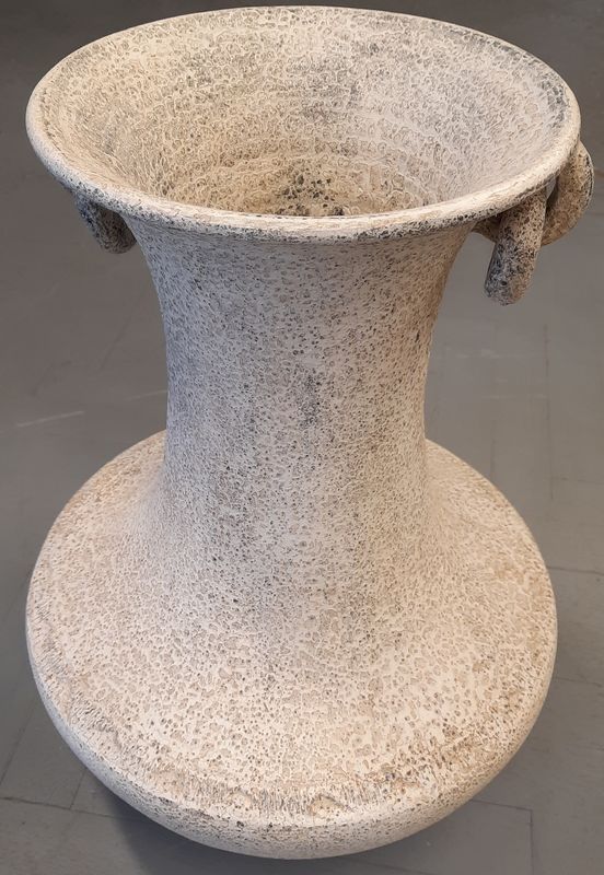 Váza K 1A bílá 57x28cm, keramika