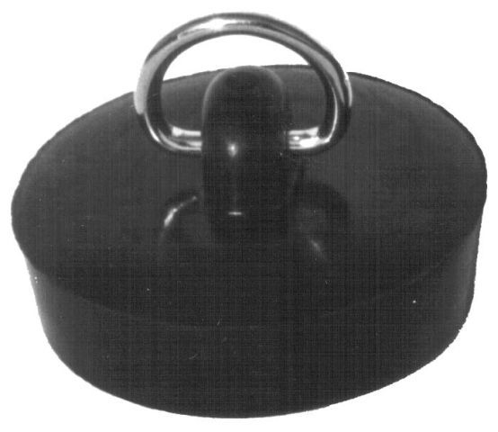 Zátka umyv.d39-1/1/4 palce, černá bal.