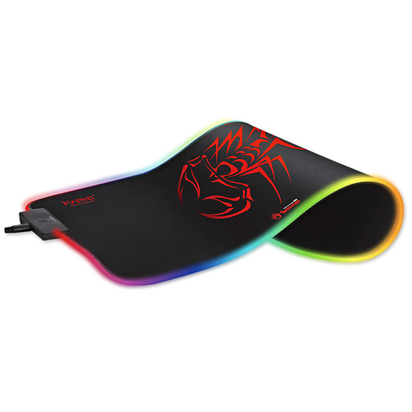 RGB Podložka pod myš, MG8, herní, černá, 350 x 250 mm, 3 mm, Marvo, RGB podsvícení
